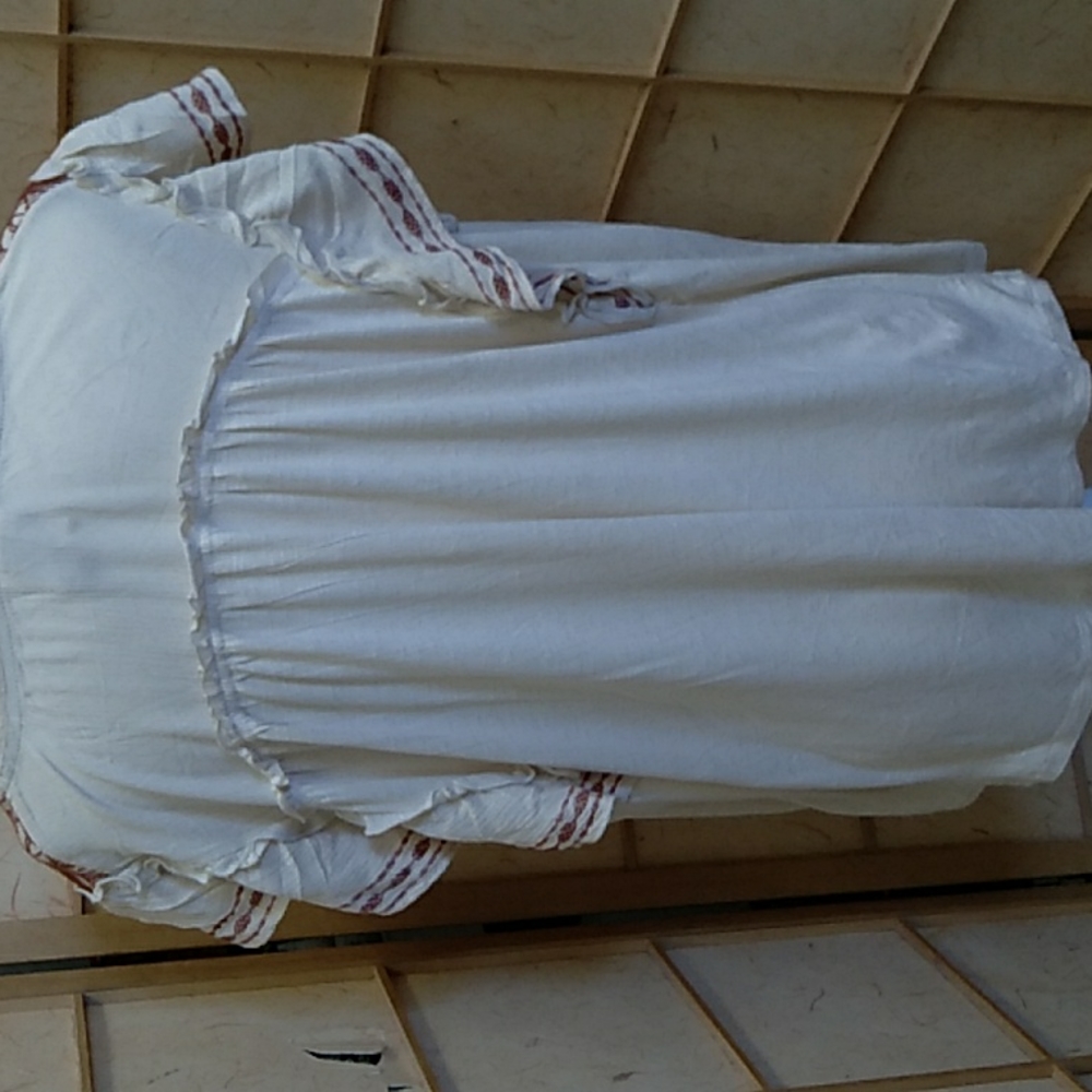 Knox Rose cream embroidered blouse size XXL - Picture 5 of 10